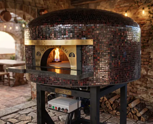 Forno Napolitano Rotativo Megaforno para Pizzaria